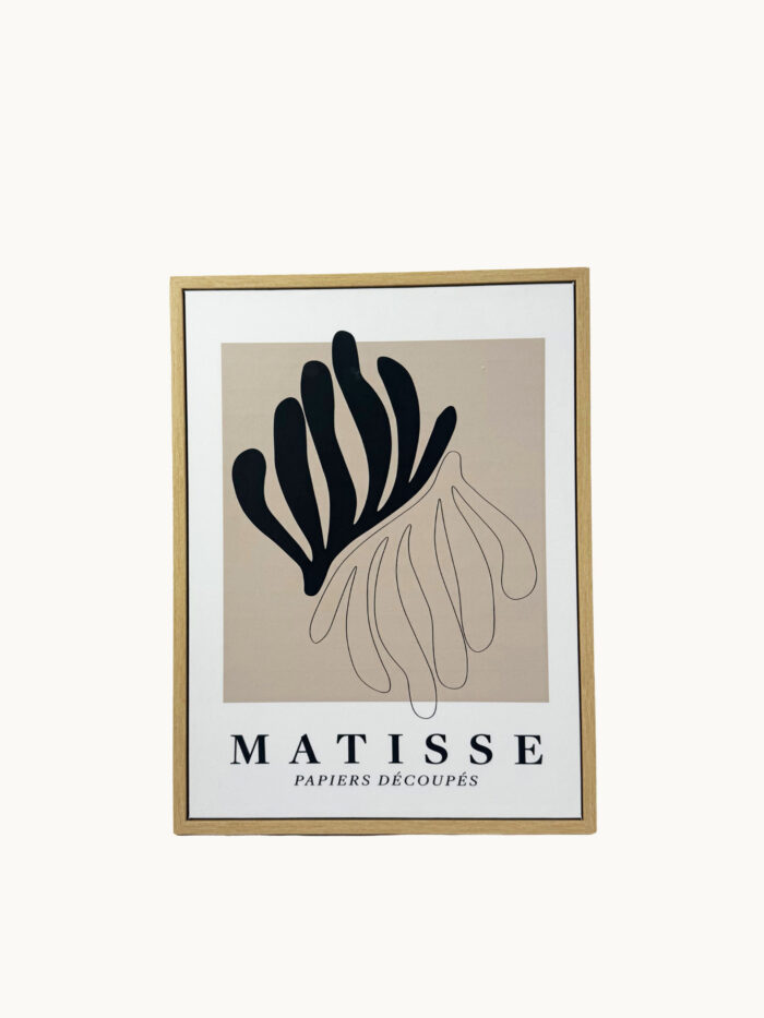 CUADRO DECORATIVO EN LIENZO - ALGAS HENRI MATISSE PAPIERS DECOUPES 30X40 CM