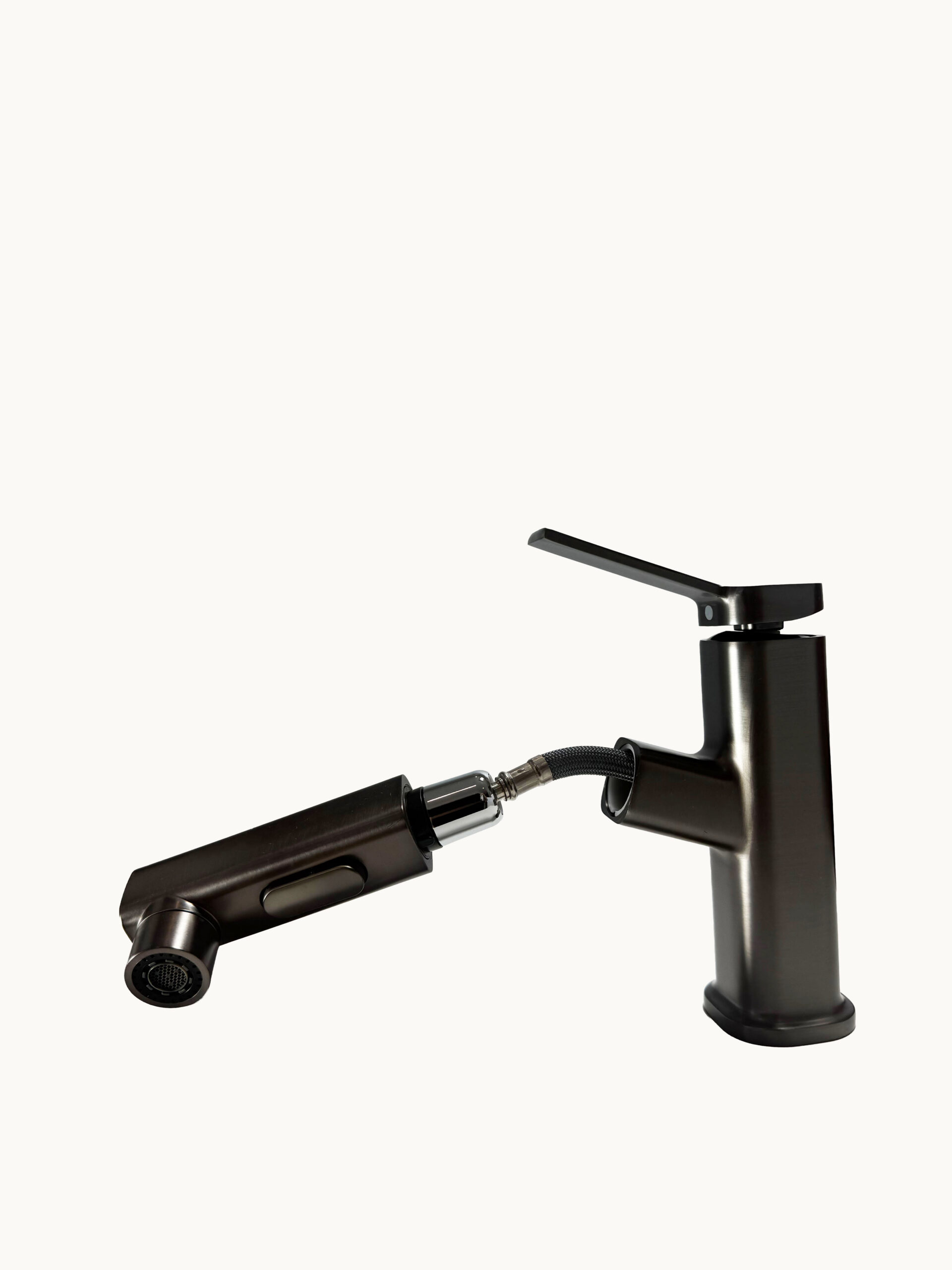 LLAVE DE BAÑO EXTRAÍBLE CON MONOMANDO MODERNO DE LUJO Y TRES TIPOS DE CHORRO - Image 3