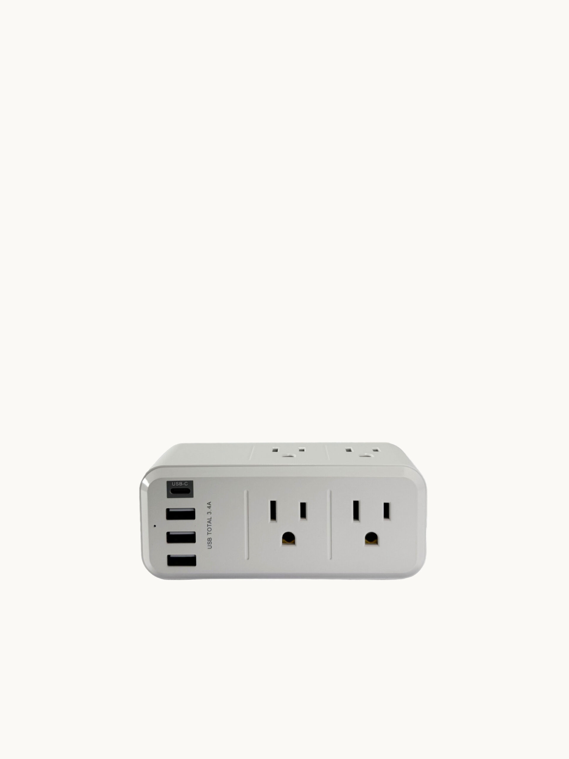 REGLETA MULTITOMA GIRATORIA CON PUERTOS USB - Image 2