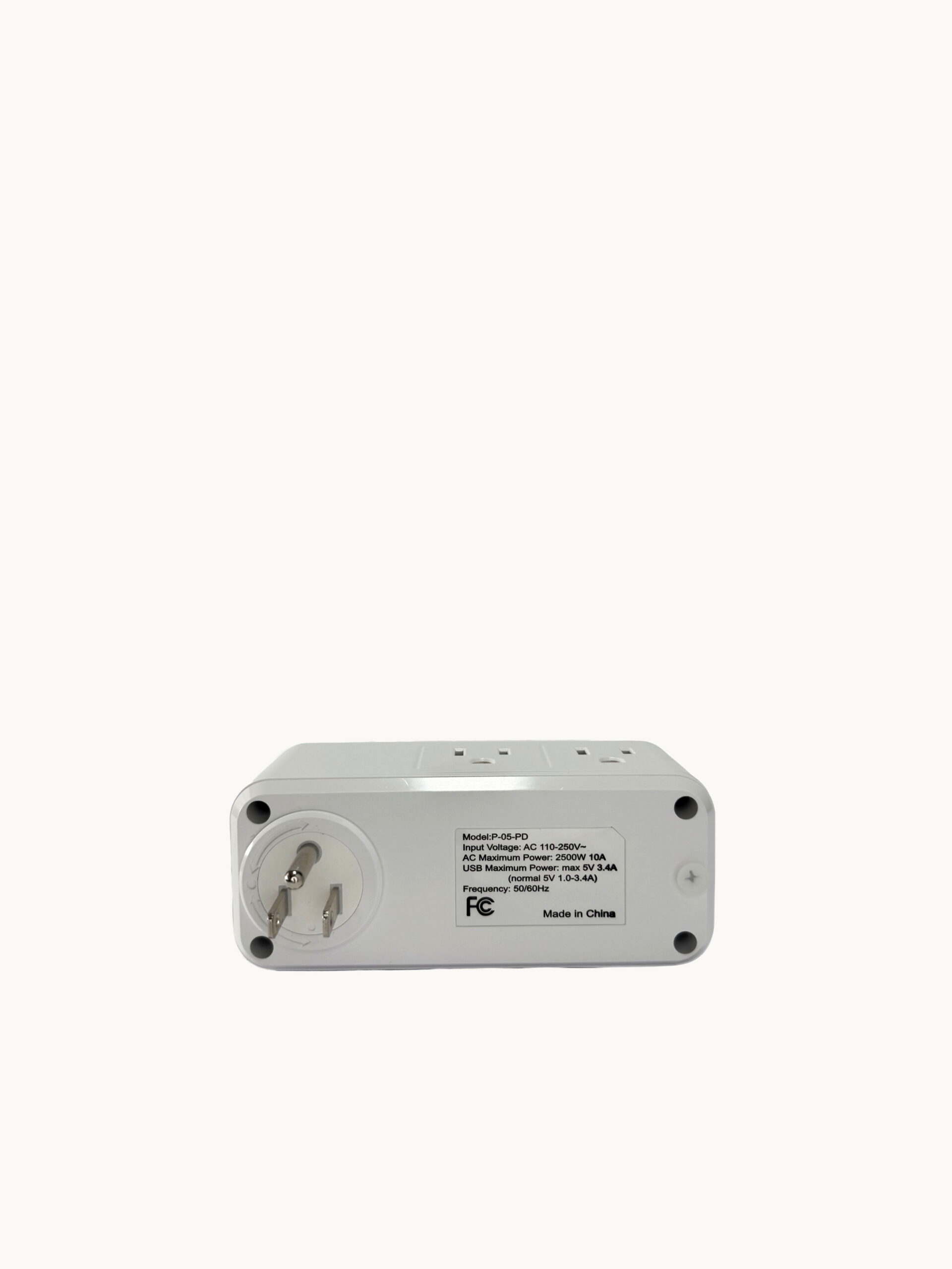 REGLETA MULTITOMA GIRATORIA CON PUERTOS USB - Image 3
