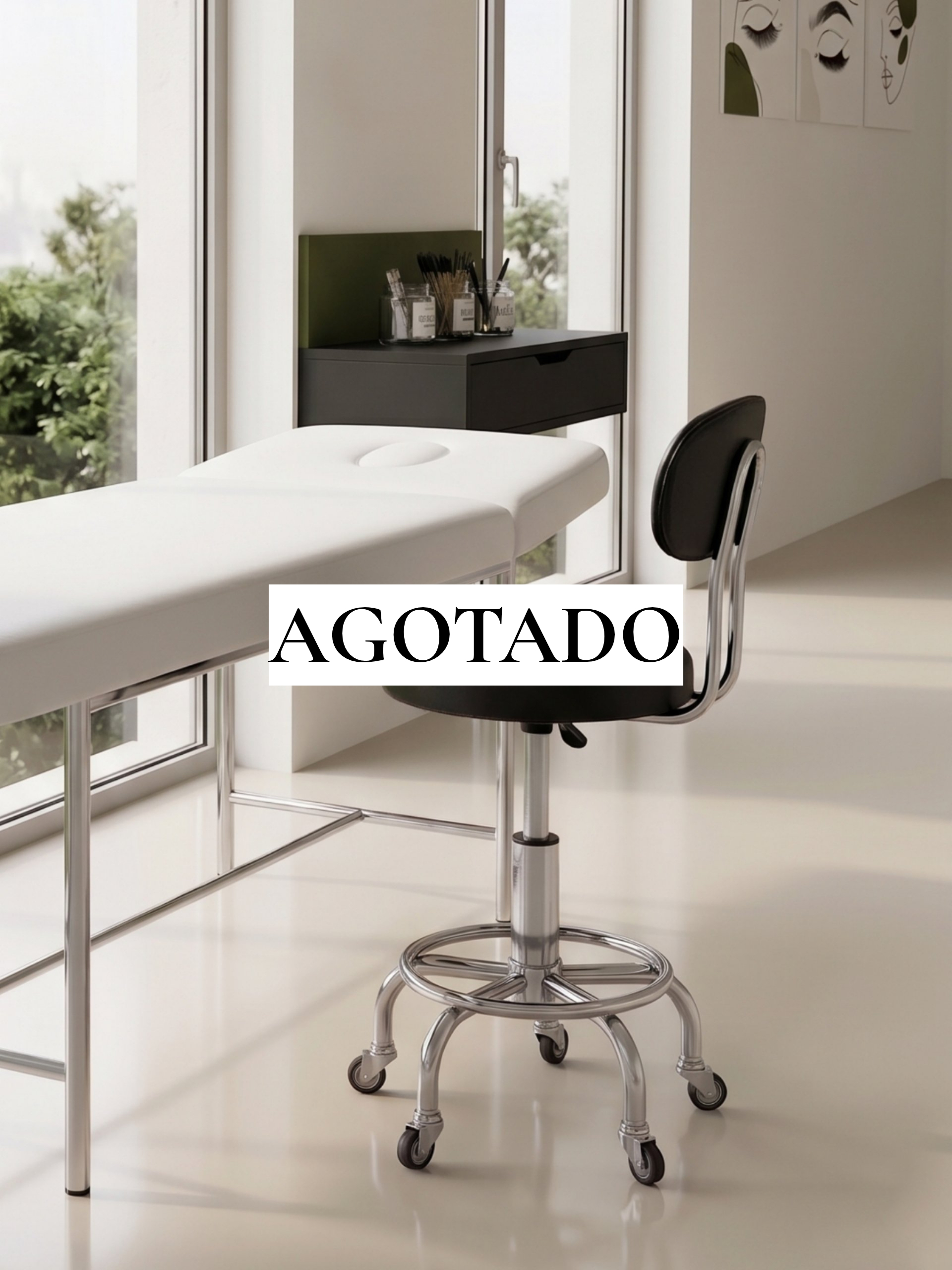 SILLA GIRATORIA PROFESIONAL PARA ESTÉTICA, SPA Y CONSULTORIO