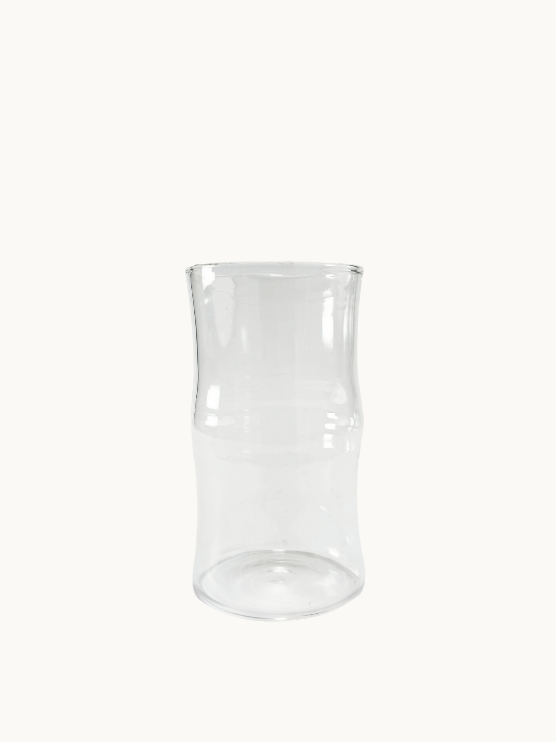 VASO ALTO DE VIDRIO TEXTURIZADO TIPO BAMBÚ 500ML - Image 3