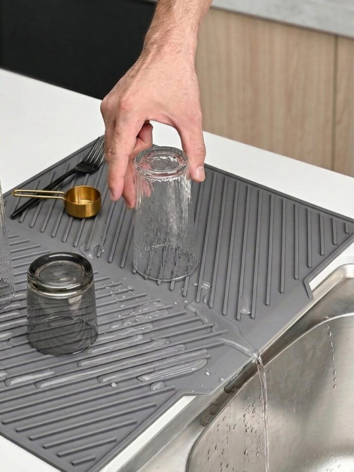 ALFOMBRA ESCURRIDORA DE SILICONA PARA PLATOS
