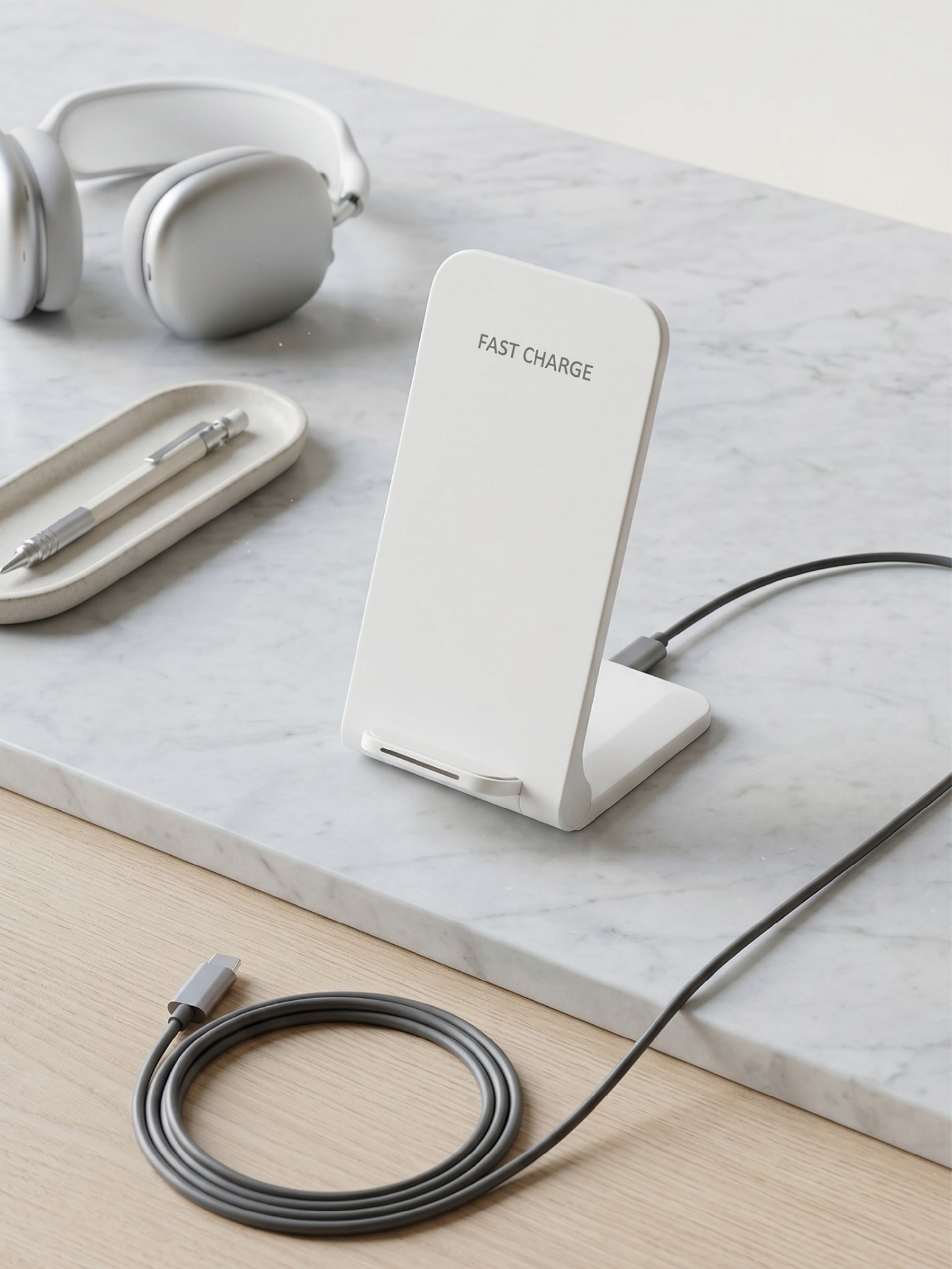 CARGADOR INALÁMBRICO RÁPIDO PLEGABLE 15W