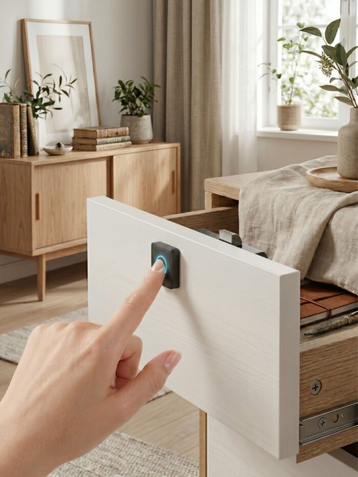 CERRADURA INTELIGENTE WIFI PARA CAJONES CON CONTROL POR APP