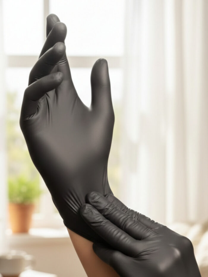 GUANTES DE NITRILO DESECHABLES TALLA L