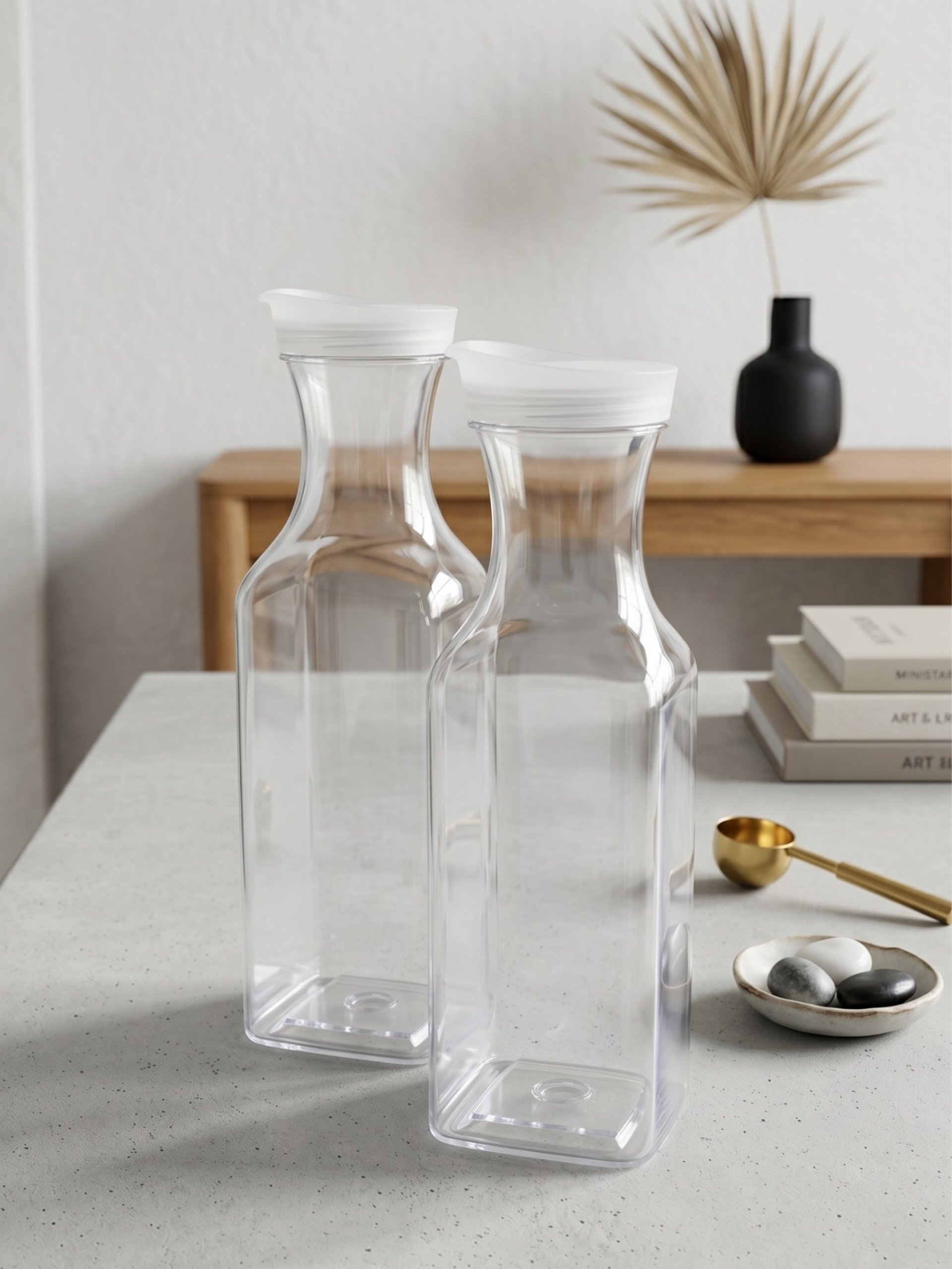 JARRAS PARA JUGOS Y BEBIDAS CON TAPA 1100ML