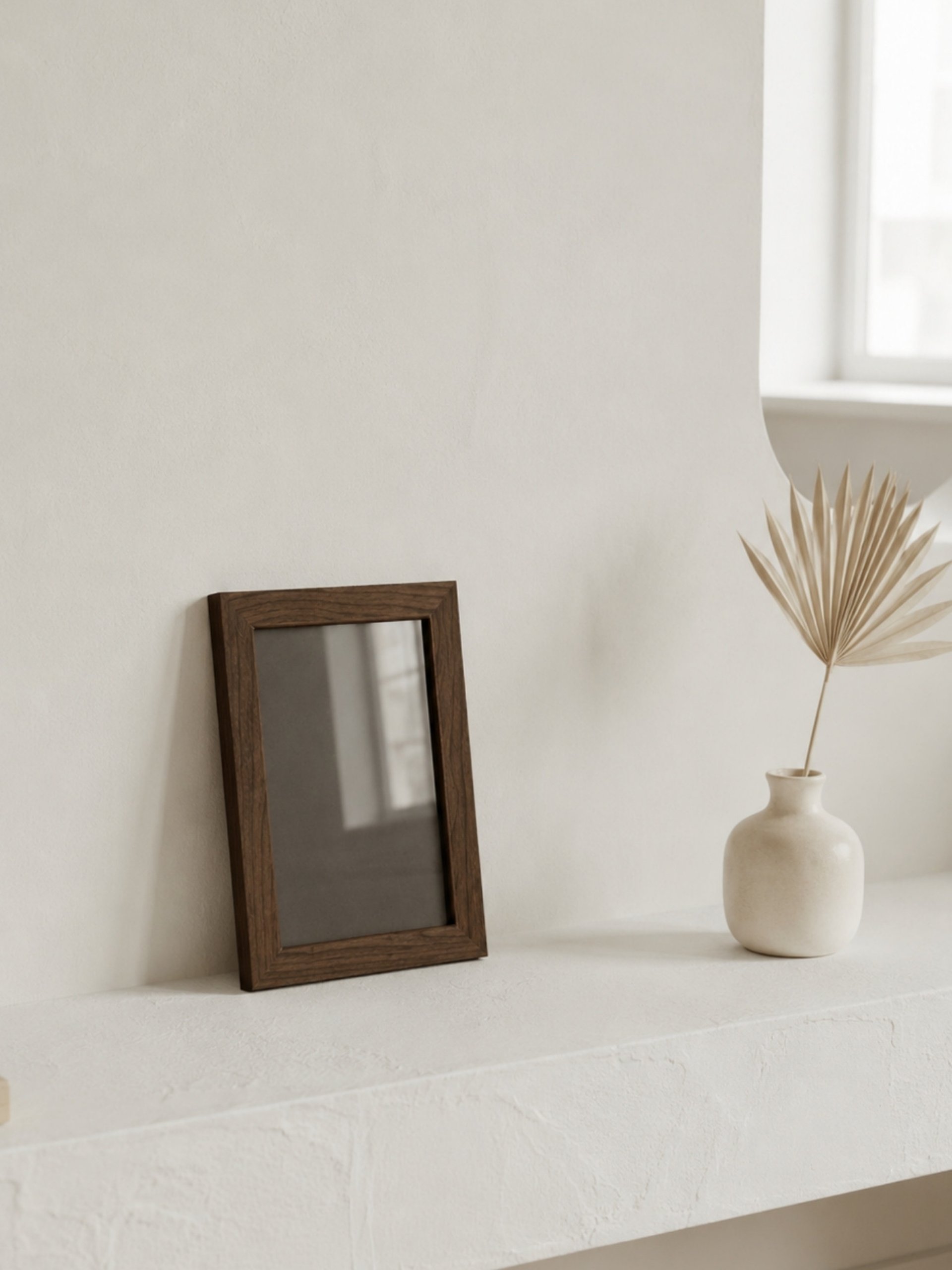 MARCO PARA FOTOS DECORATIVO DE 6 PULGADAS (10× 15 CM) COLOR MADERA OSCURA