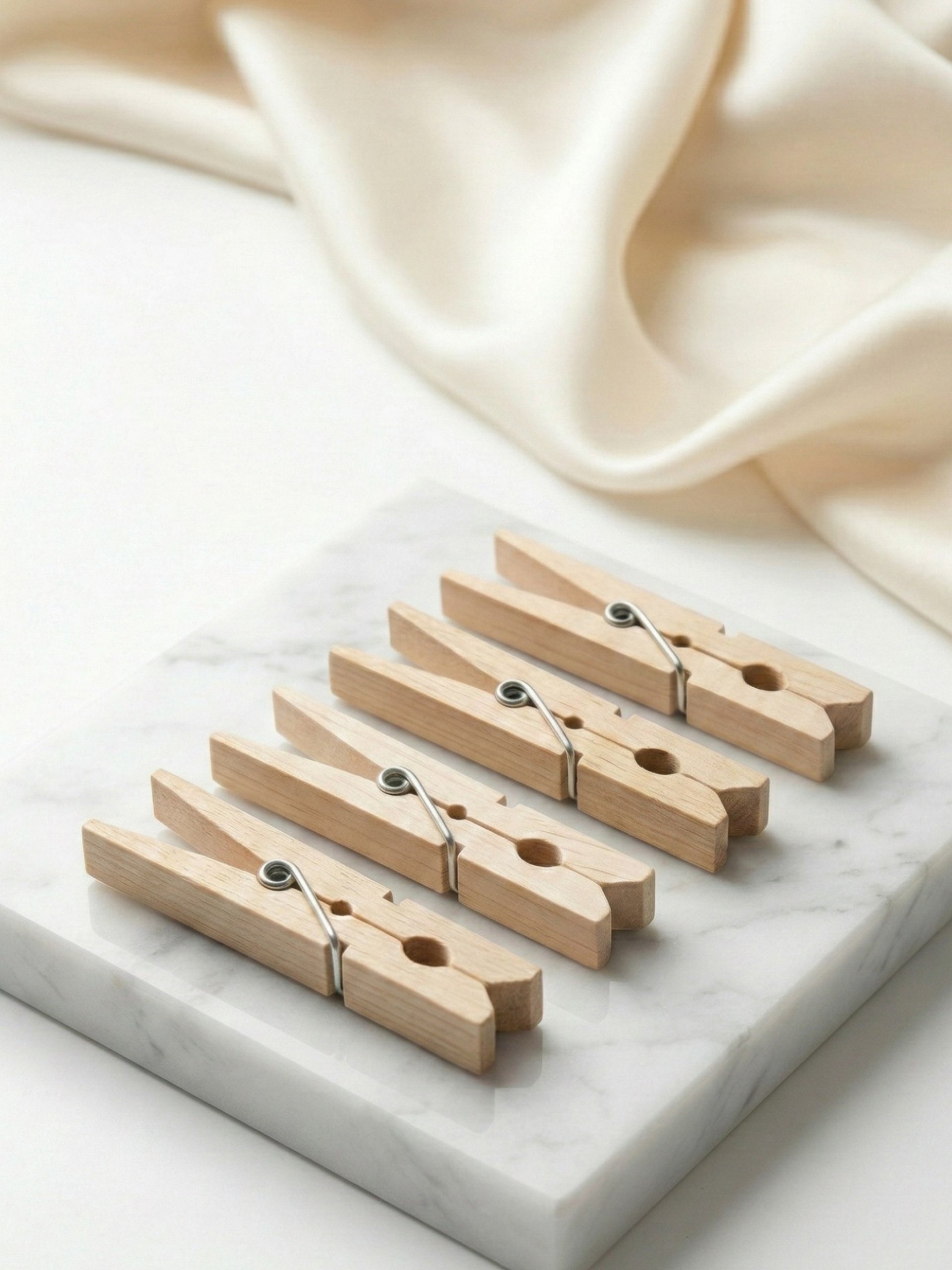 PINZAS DE MADERA NATURAL MULTIUSO