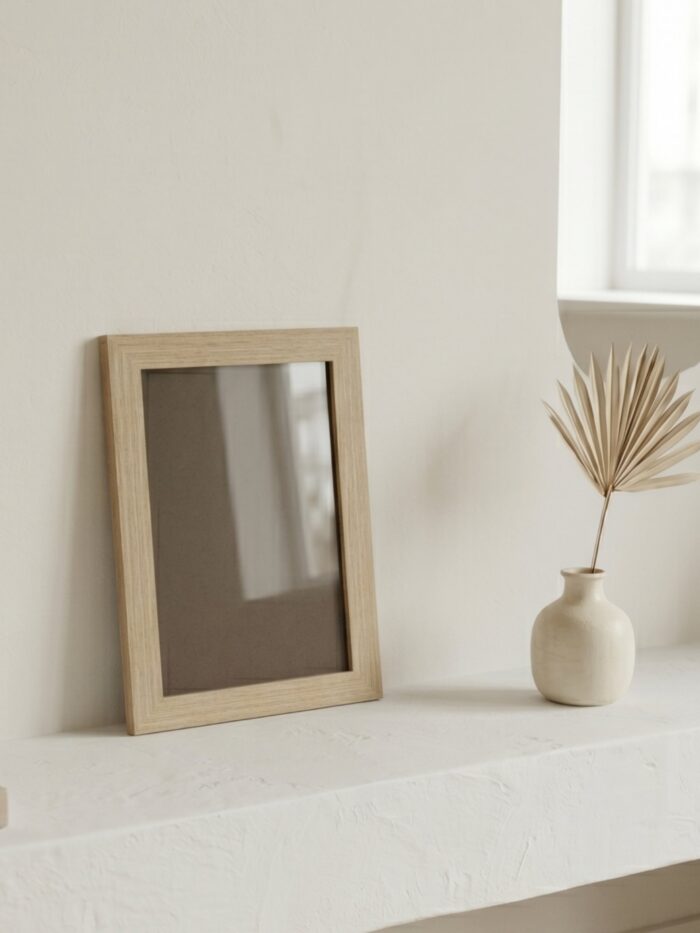 MARCO PARA FOTOS DECORATIVO DE 6 PULGADAS (10× 15 CM) COLOR MADERA CLARA